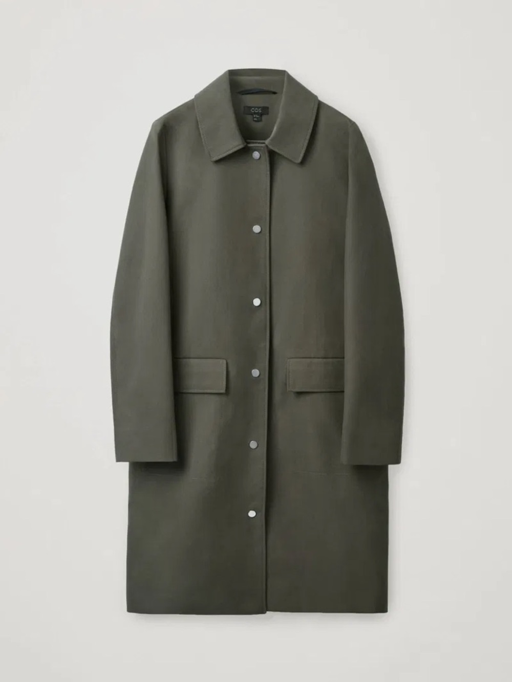 COS Olive-Style Single-Breasted Trench Coat